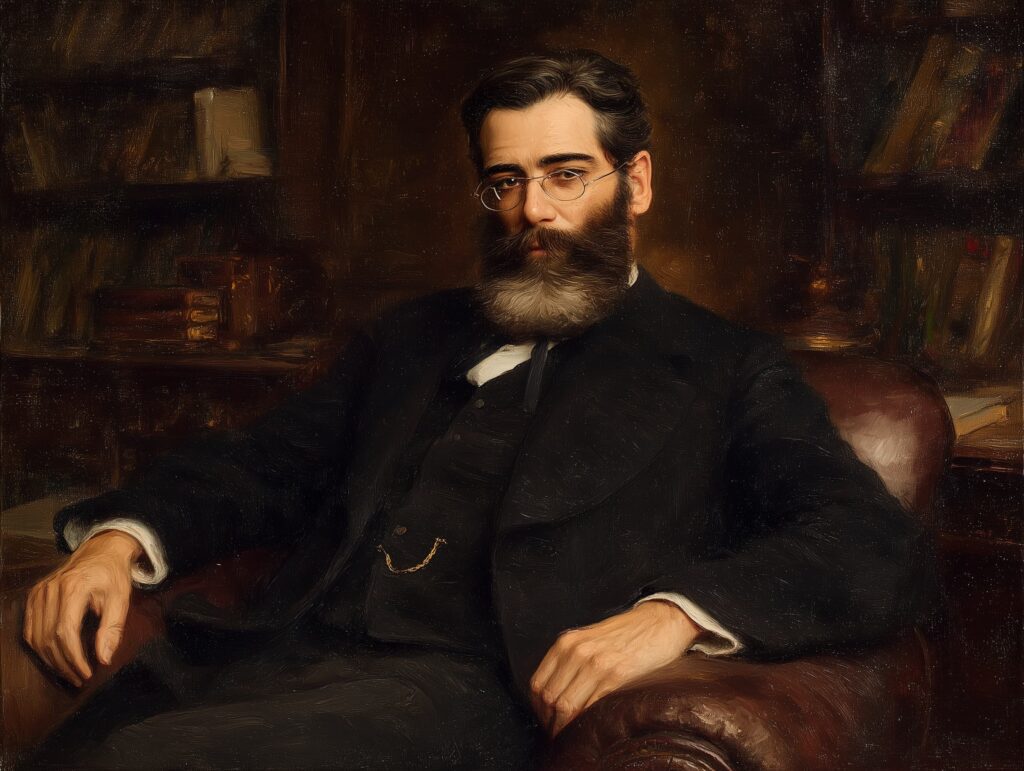 Por onde começar a ler José de Alencar, porta retrato do escritor.